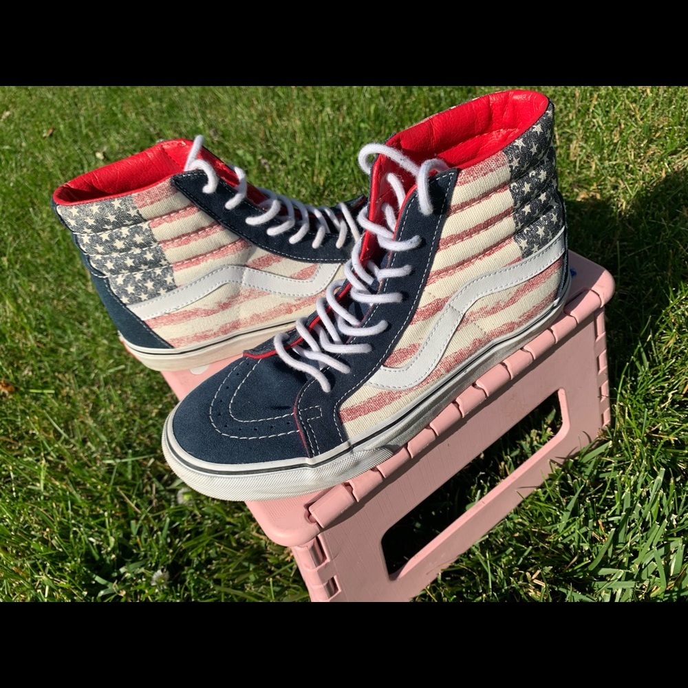 Vintage American Flag Vans